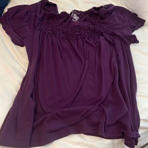 Purple top. Just my size